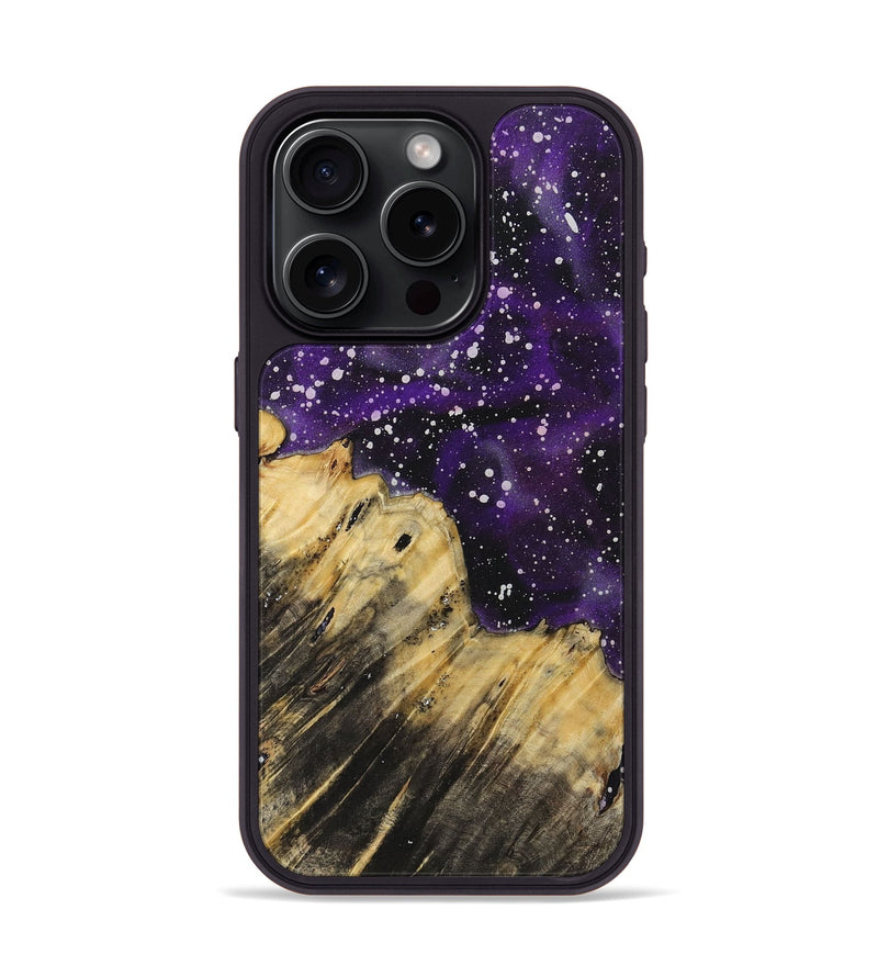 iPhone 15 Pro Wood+Resin Phone Case - Brandi (Cosmos, 714176)