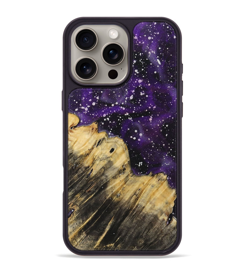 iPhone 16 Pro Max Wood+Resin Phone Case - Brandi (Cosmos, 714176)