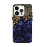 iPhone 15 Pro Wood+Resin Live Edge Phone Case - Gia (Purple, 714269)