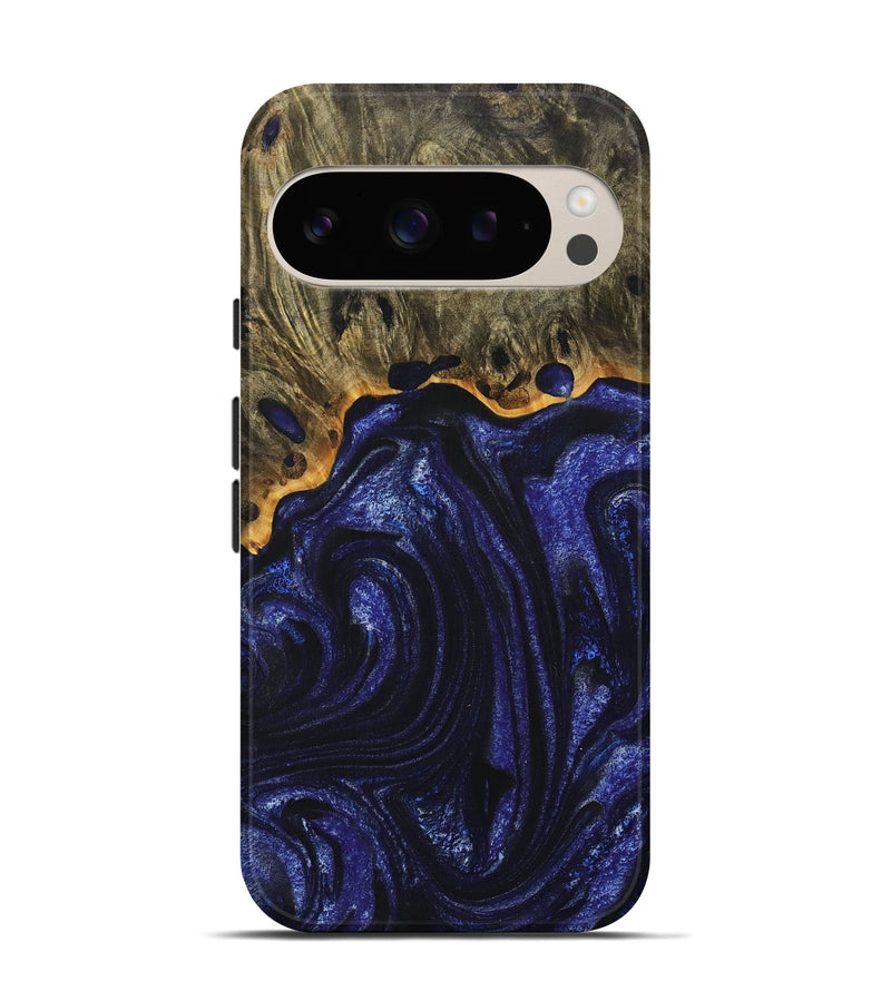 Pixel 9 Pro Wood+Resin Live Edge Phone Case - Gia (Purple, 714269)