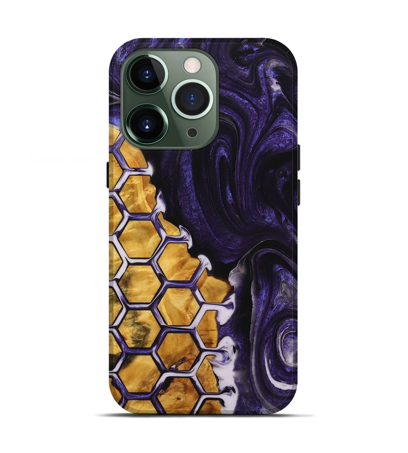 iPhone 13 Pro Wood+Resin Live Edge Phone Case - Karissa (Pattern, 714290)