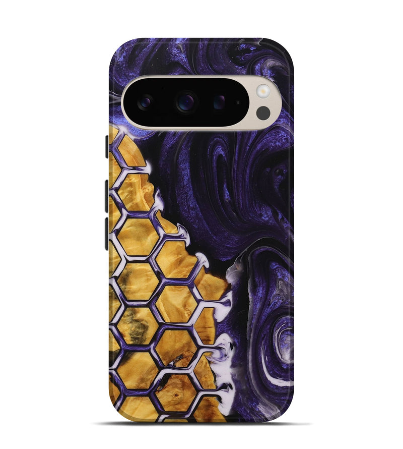 Pixel 9 Wood+Resin Live Edge Phone Case - Karissa (Pattern, 714290)