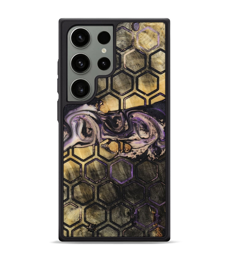 Galaxy S24 Ultra Wood+Resin Phone Case - Janis (Pattern, 714317)