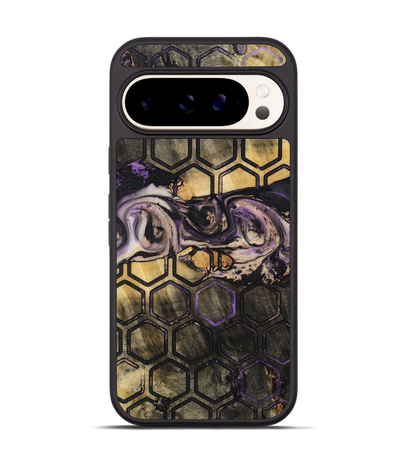 Pixel 9 Pro Wood+Resin Phone Case - Janis (Pattern, 714317)