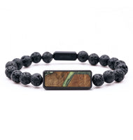 Lava Bead Wood+Resin Bracelet - Paulina (Pattern, 714457)