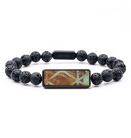 Lava Bead Wood+Resin Bracelet - Braylen (Pattern, 714466)