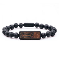 Lava Bead Wood+Resin Bracelet - Atlas (Pattern, 714474)