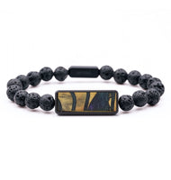 Lava Bead Wood+Resin Bracelet - Victoria (Pattern, 714480)