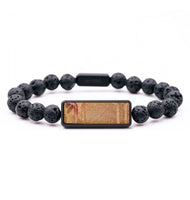 Lava Bead Wood+Resin Bracelet - Eric (Pattern, 714482)