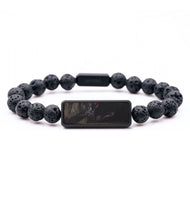 Lava Bead Wood+Resin Bracelet - Estrella (Pattern, 714484)