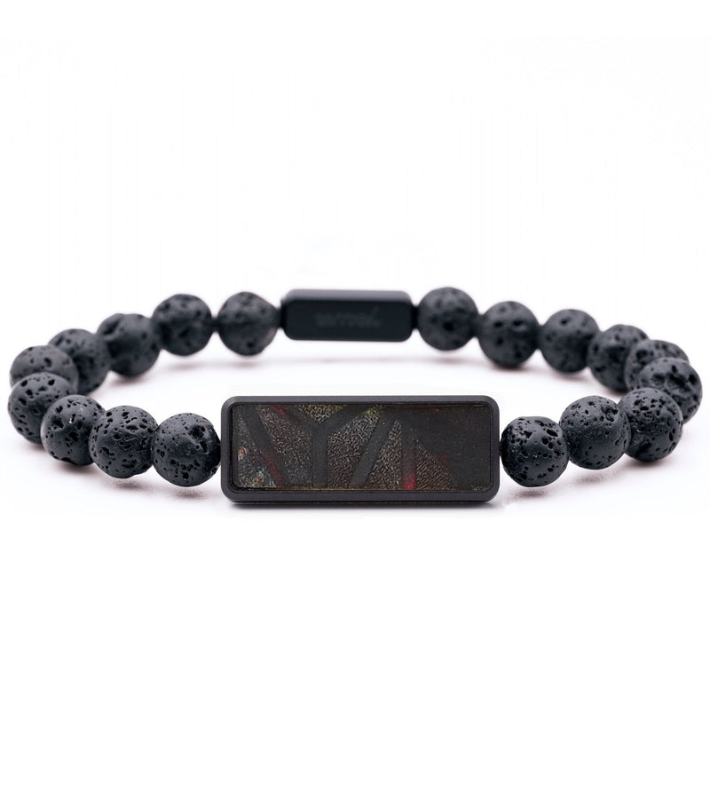 Lava Bead Wood+Resin Bracelet - Shanice (Pattern, 714492)