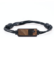 Classic Wood+Resin Bracelet - Kirk (Pure Black, 714529)