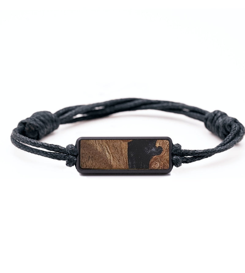 Classic Wood+Resin Bracelet - Kirk (Pure Black, 714529)