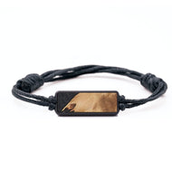 Classic Wood+Resin Bracelet - Abraham (Pure Black, 714532)