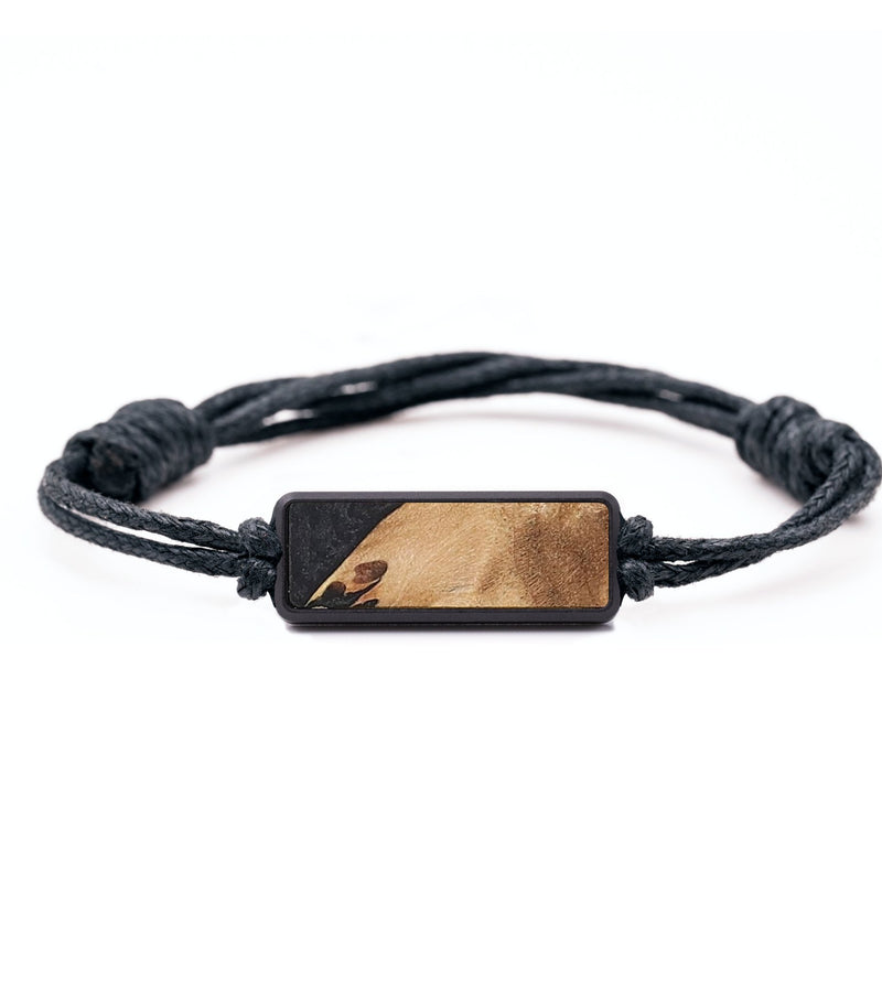 Classic Wood+Resin Bracelet - Abraham (Pure Black, 714532)