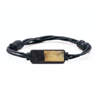 Classic Wood+Resin Bracelet - Claire (Pure Black, 714533)