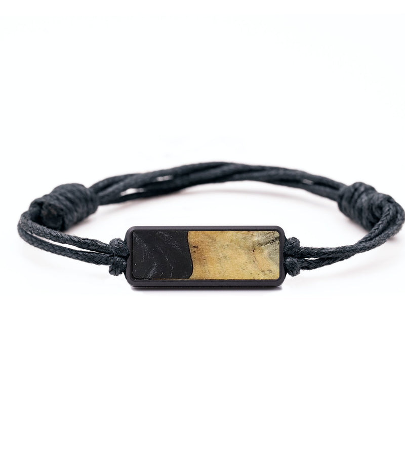 Classic Wood+Resin Bracelet - Claire (Pure Black, 714533)