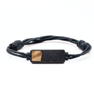 Classic Wood+Resin Bracelet - Randall (Pure Black, 714536)