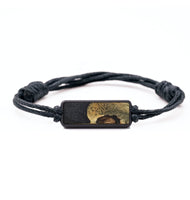 Classic Wood+Resin Bracelet - Paulina (Pure Black, 714537)