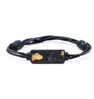 Classic Wood+Resin Bracelet - Evelyn (Pure Black, 714541)