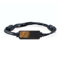 Classic Wood+Resin Bracelet - Pat (Pure Black, 714544)