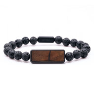 Lava Bead  Bracelet - Cheryl (Wood Burl, 714560)