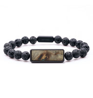 Lava Bead  Bracelet - Alaina (Wood Burl, 714570)