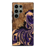 Galaxy S24 Ultra Wood+Resin Live Edge Phone Case - Alaya (Purple, 714682)