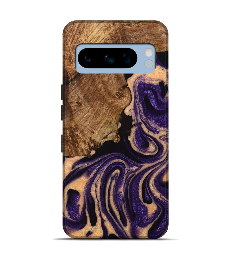 Pixel 8 Pro Wood+Resin Live Edge Phone Case - Alaya (Purple, 714682)