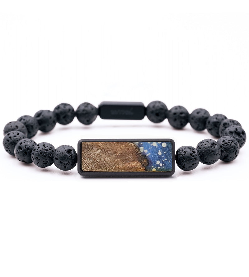 Lava Bead Wood+Resin Bracelet - Drew (Cosmos, 714776)