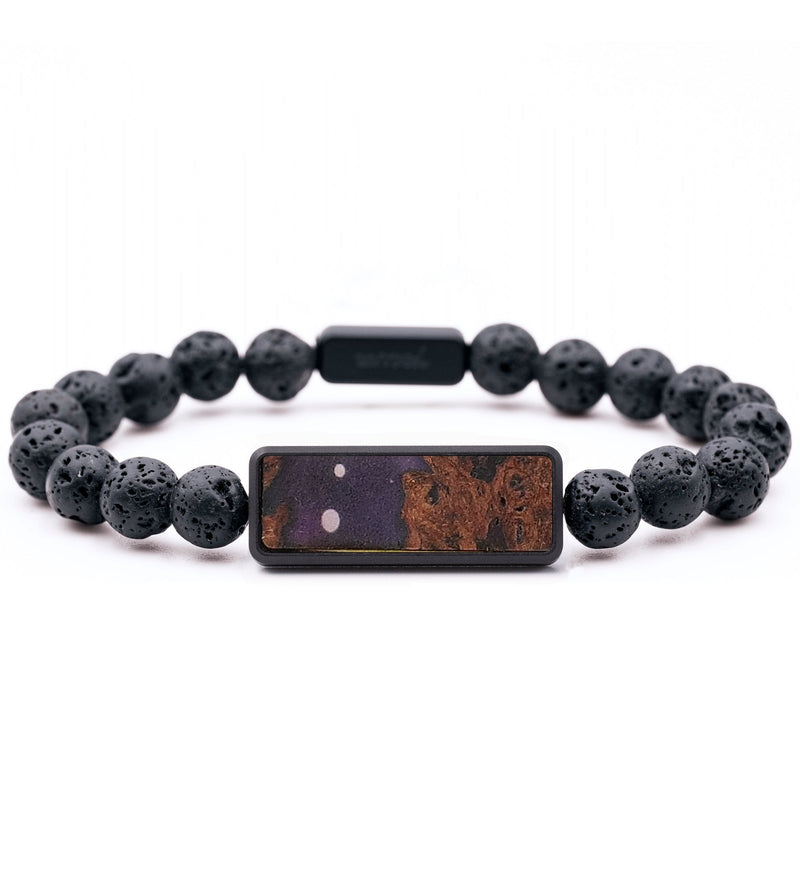 Lava Bead Wood+Resin Bracelet - Lindsey (Cosmos, 714778)