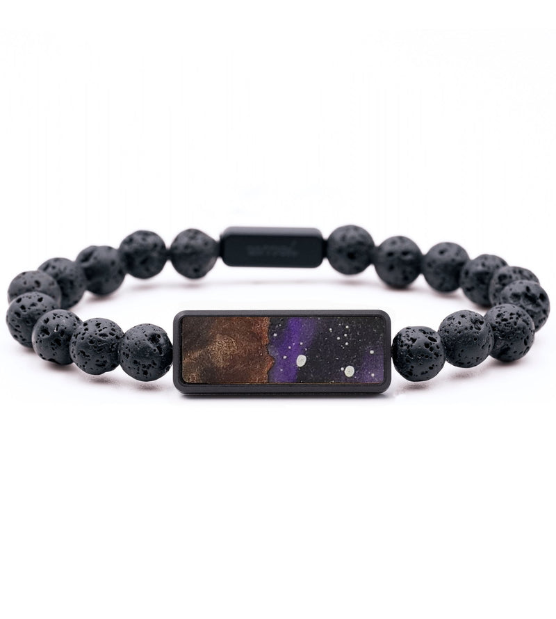 Lava Bead Wood+Resin Bracelet - Therese (Cosmos, 714781)