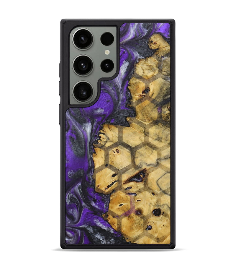 Galaxy S24 Ultra Wood+Resin Phone Case - Archie (Pattern, 714809)