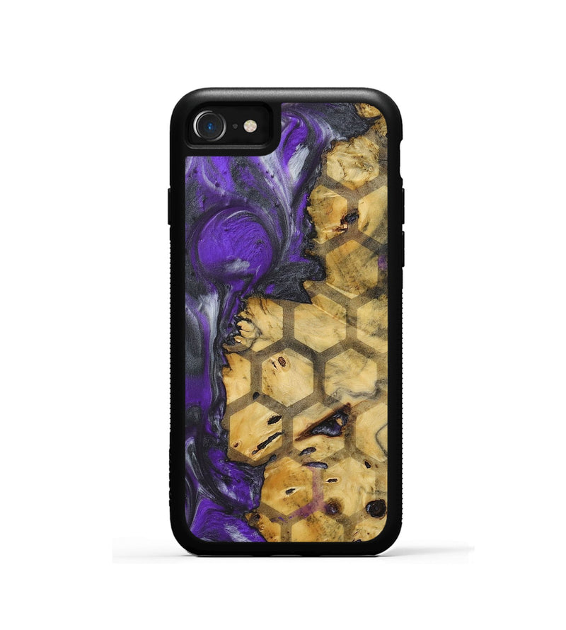 iPhone SE Wood+Resin Phone Case - Archie (Pattern, 714809)