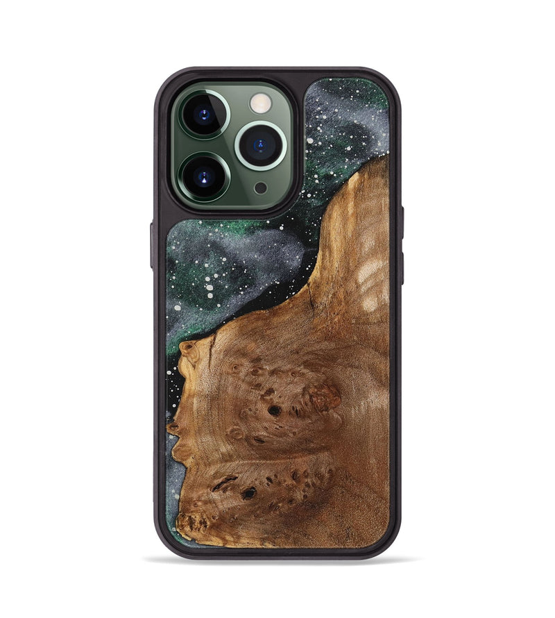 iPhone 13 Pro Wood+Resin Phone Case - Sheri (Cosmos, 714841)