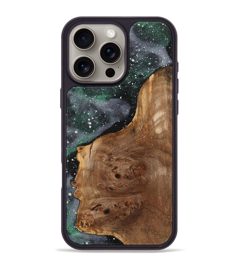 iPhone 16 Pro Max Wood+Resin Phone Case - Sheri (Cosmos, 714841)