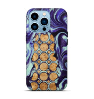 iPhone 14 Pro Wood+Resin Live Edge Phone Case - Marquis (Pattern, 714888)