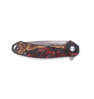 EDC Wood+Resin Pocket Knife - Emil (Red, 714944)