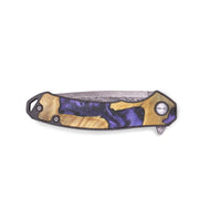 EDC Wood+Resin Pocket Knife - Dawson (Purple, 714984)