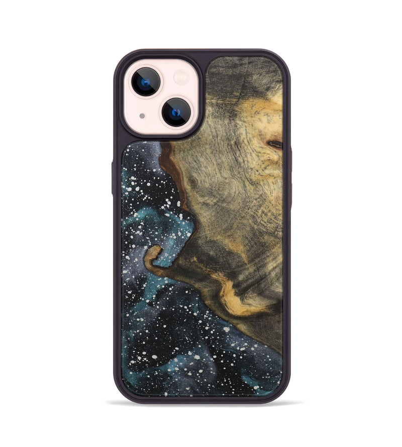 iPhone 14 Wood+Resin Phone Case - Emily (Cosmos, 715021)