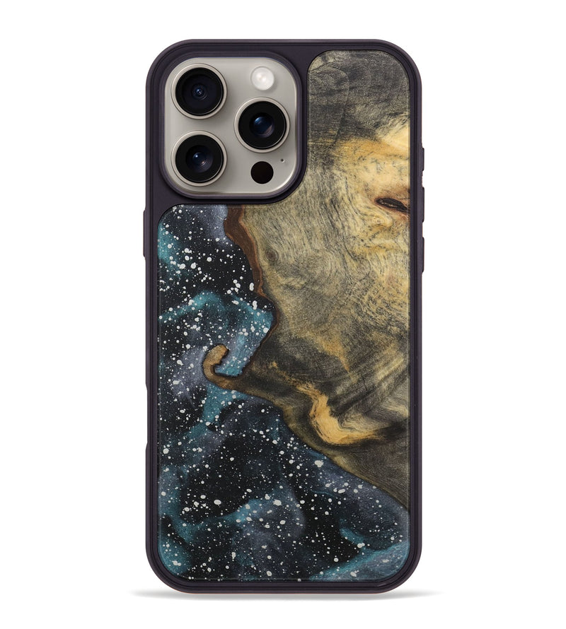 iPhone 16 Pro Max Wood+Resin Phone Case - Emily (Cosmos, 715021)