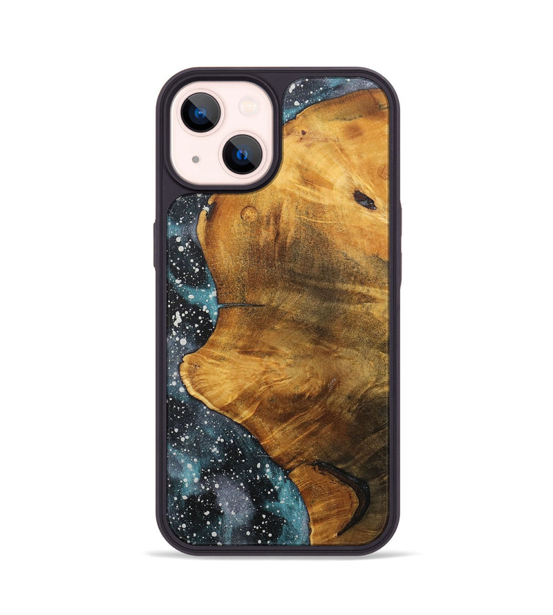 iPhone 14 Wood+Resin Phone Case - Devon (Cosmos, 715030)