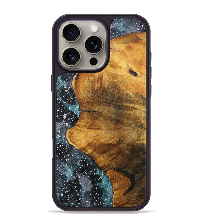 iPhone 16 Pro Max Wood+Resin Phone Case - Devon (Cosmos, 715030)