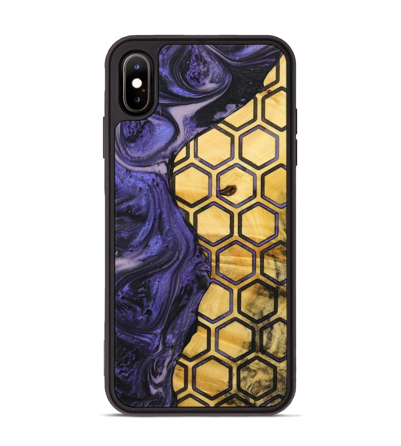 iPhone Xs Max Wood+Resin Phone Case - Orville (Pattern, 715050)