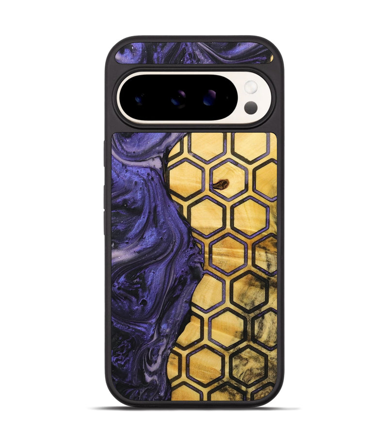 Pixel 9 Pro Wood+Resin Phone Case - Orville (Pattern, 715050)