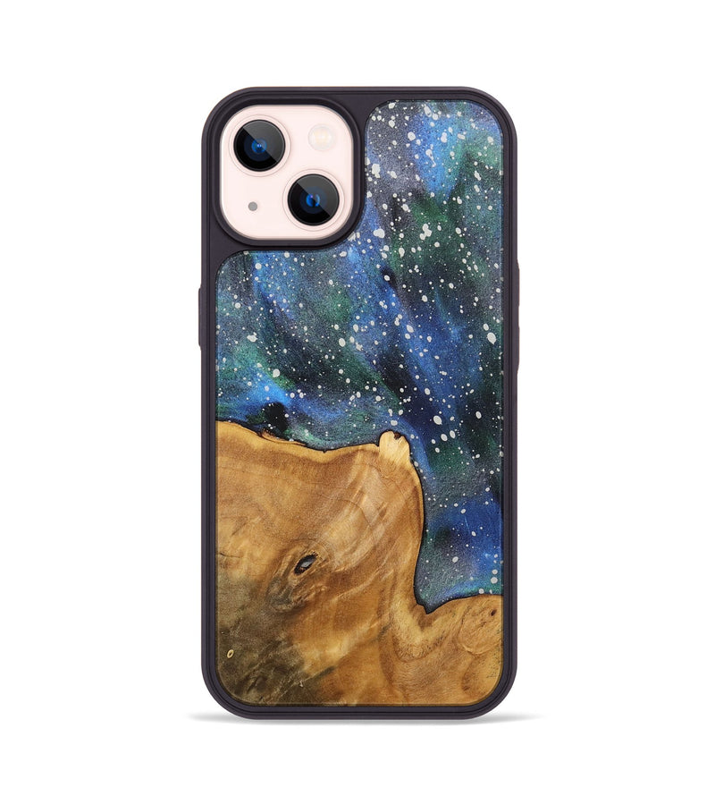 iPhone 14 Wood+Resin Phone Case - Sherri (Cosmos, 715120)