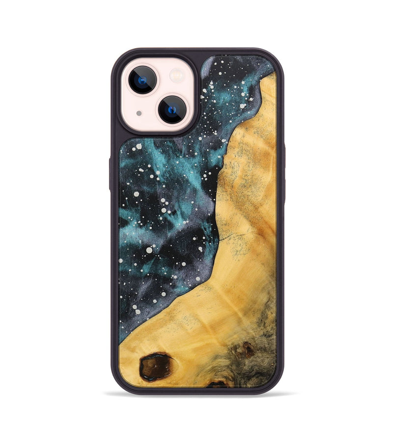 iPhone 14 Wood+Resin Phone Case - Yolanda (Cosmos, 715131)