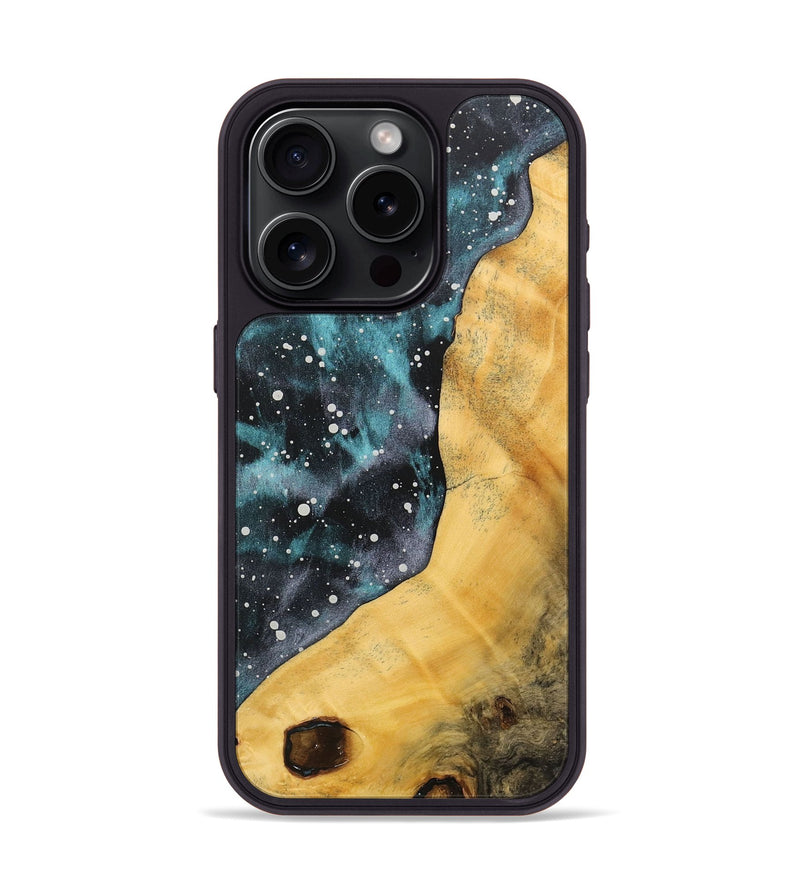 iPhone 15 Pro Wood+Resin Phone Case - Yolanda (Cosmos, 715131)