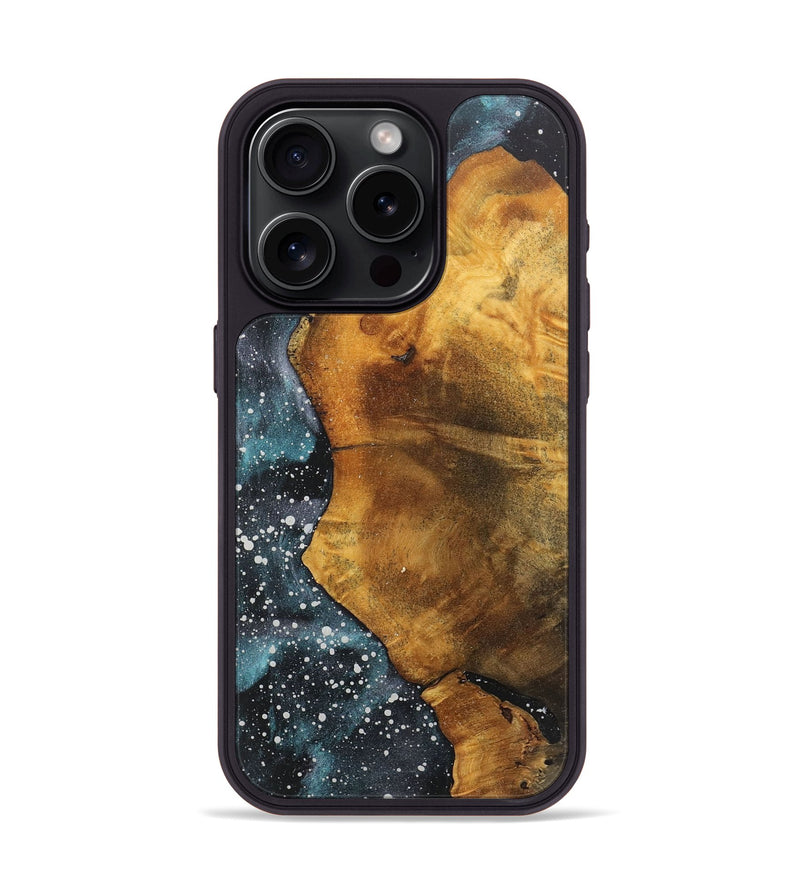 iPhone 15 Pro Wood+Resin Phone Case - Lance (Cosmos, 715137)