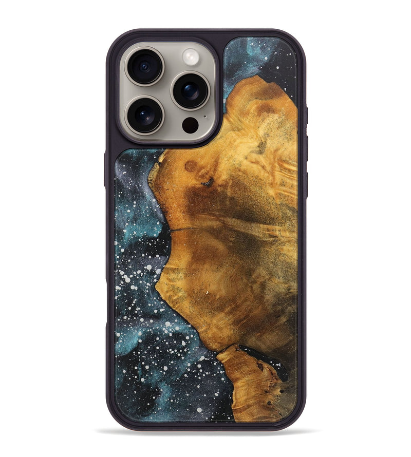 iPhone 16 Pro Max Wood+Resin Phone Case - Lance (Cosmos, 715137)